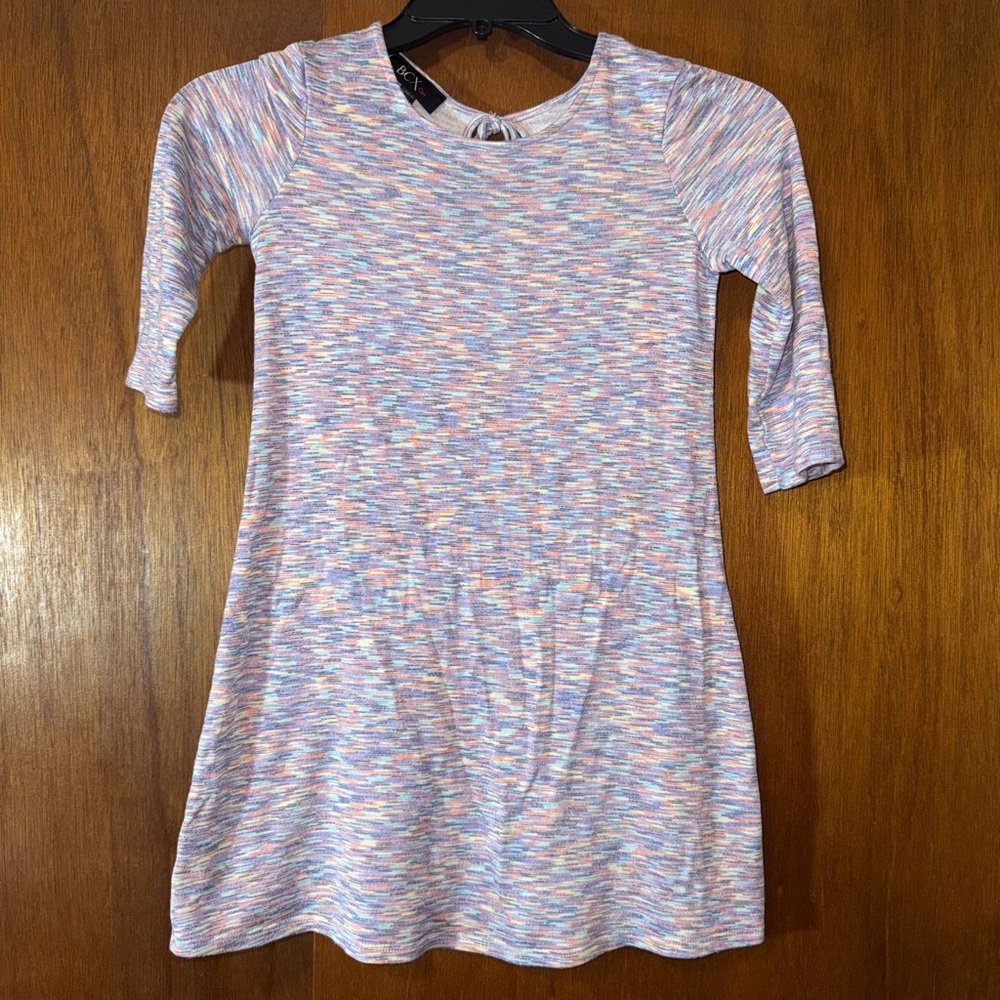 🐠 BCX Girl Multicolor Knit dress size L(14)
